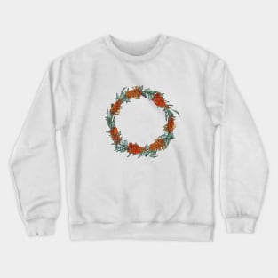 Australian Native Floral Wreath Crewneck Sweatshirt